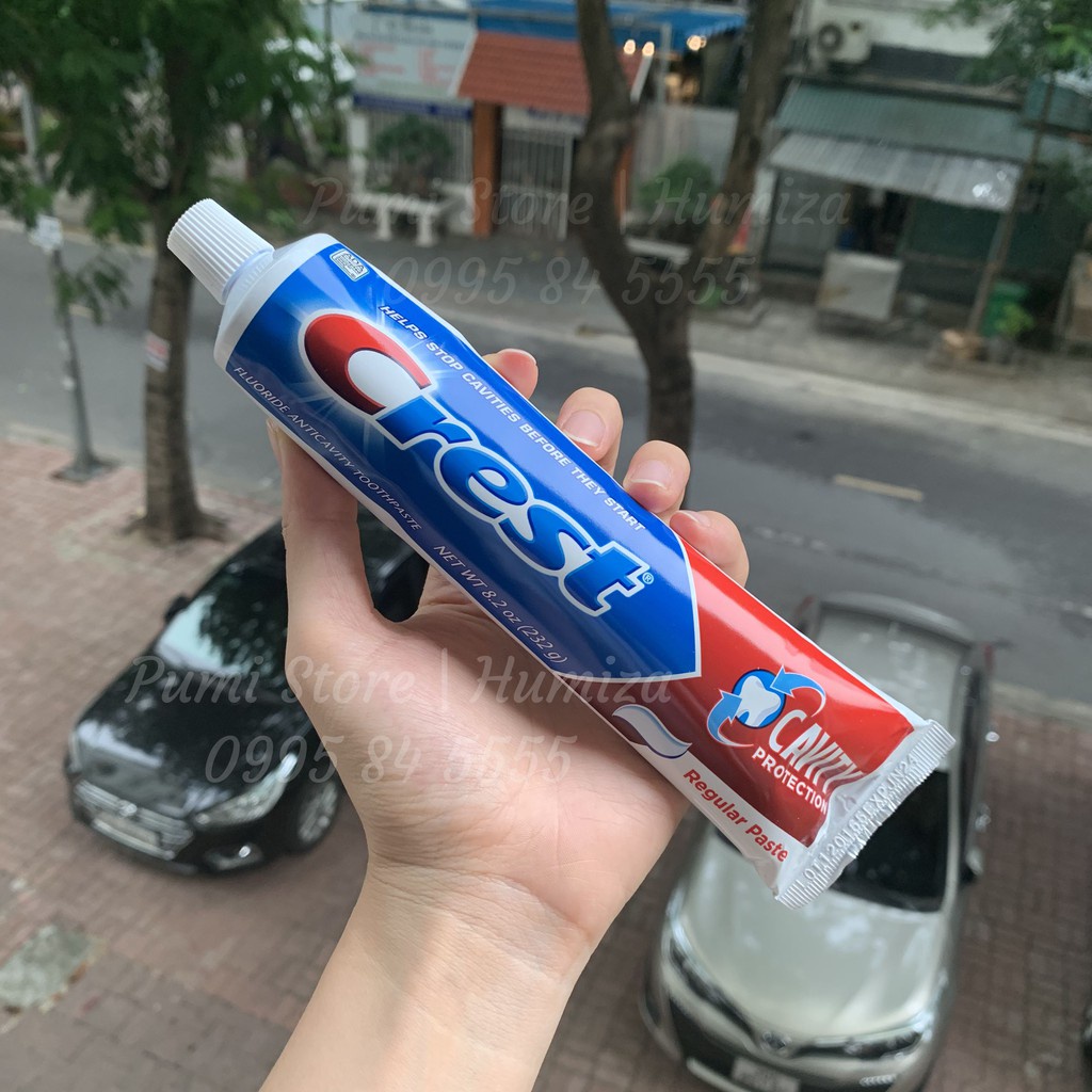 Kem Đánh Răng Crest Cavity Protection 232gr Hàng Mỹ Chống Sâu Răng Loại Bỏ Vi Khuẩn