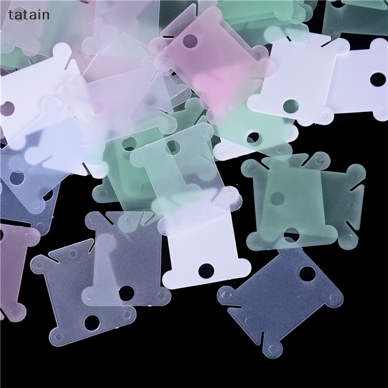 Set 100 Hộp Đựng Cuộn Chỉ Thêu Tranh Chữ Thập Diy