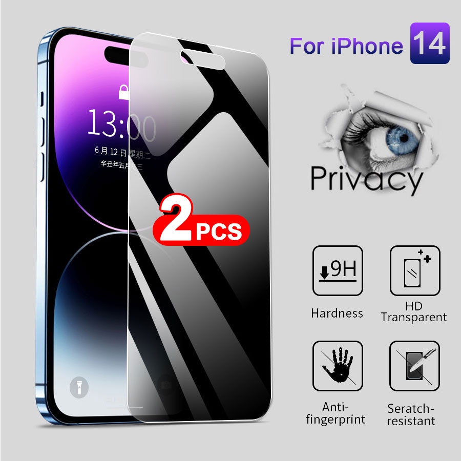 Kính Cường Lực Bảo Vệ Toàn Màn Hình Chống Nhìn Trộm Cho iPhone 14 Plus 13 12 11 Pro Max