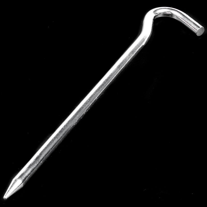 Cọc Dựng Lều Bằng Kim Loại Dài 18cm Kèm 10 Chốt Cố Định