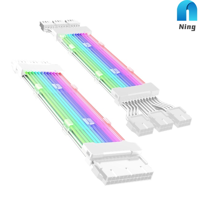Dây Cáp Nối Dài Nguồn Đèn 24pin 5v Argb Linh Hoạt Cho Bo Mạch Chủ Máy Tính Thẻ Đồ Họa