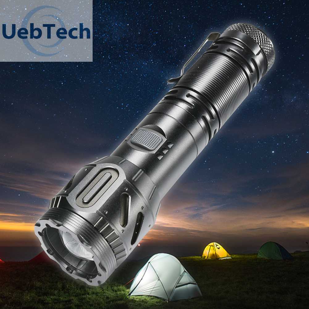 Đèn Pin 30W LED 5 Chế Độ Sáng 1000LM Dùng Cho Cắm Trại