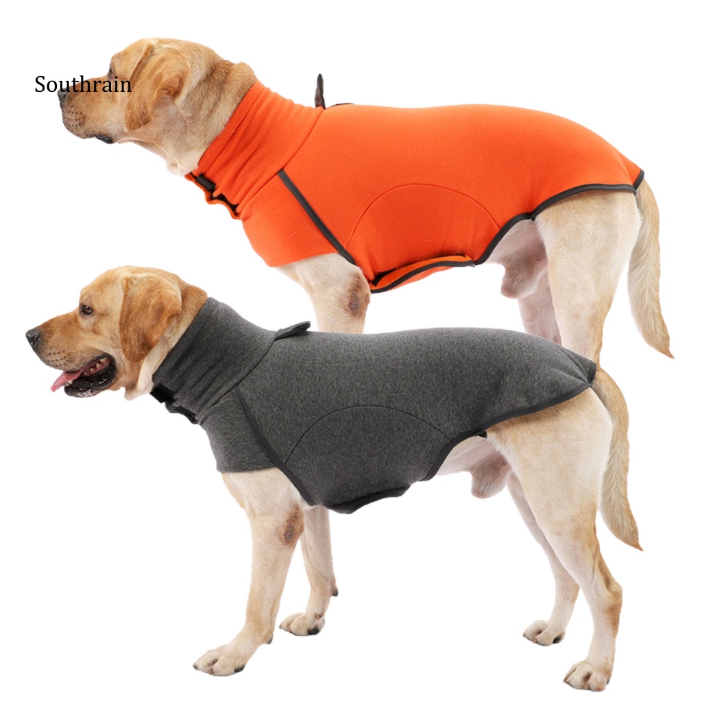 Áo Sweater Giữ Ấm Màu Trơn Độ Co Giãn Cao Thoáng Khí Giữ Ấm Cho Cún Cưng