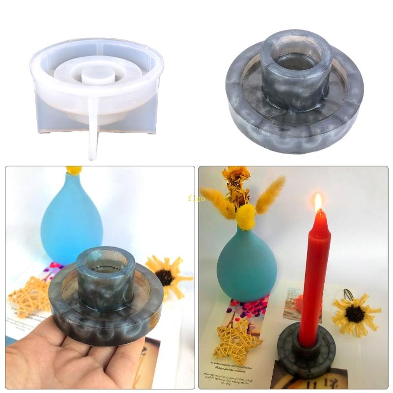 Khuôn Làm Giá Đỡ Đèn Cầy Bằng Nhựa Resin Độc Đáo Tiện Dụng