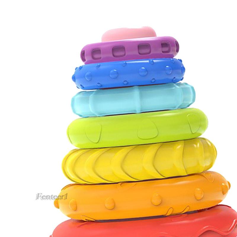 [Fenteer1] Đồ Chơi Khối Xếp Chồng Cảm Giác Thích Hợp Làm Quà Tặng Cho Bé Trai