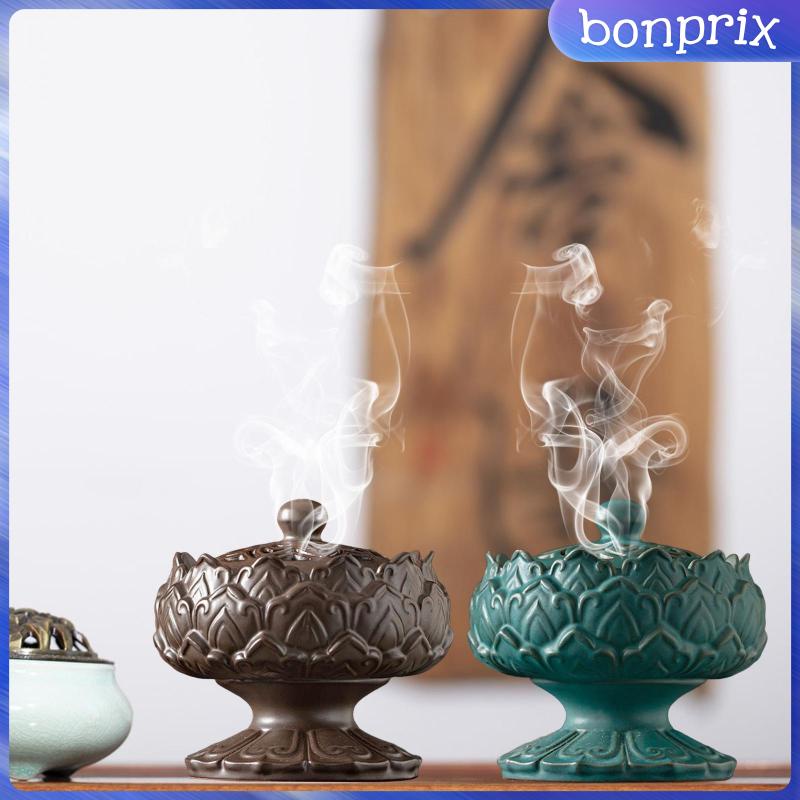 Giá Đỡ Đốt Trầm Hương Hình Nón Bằng Sứ Phong Cách Châu Á