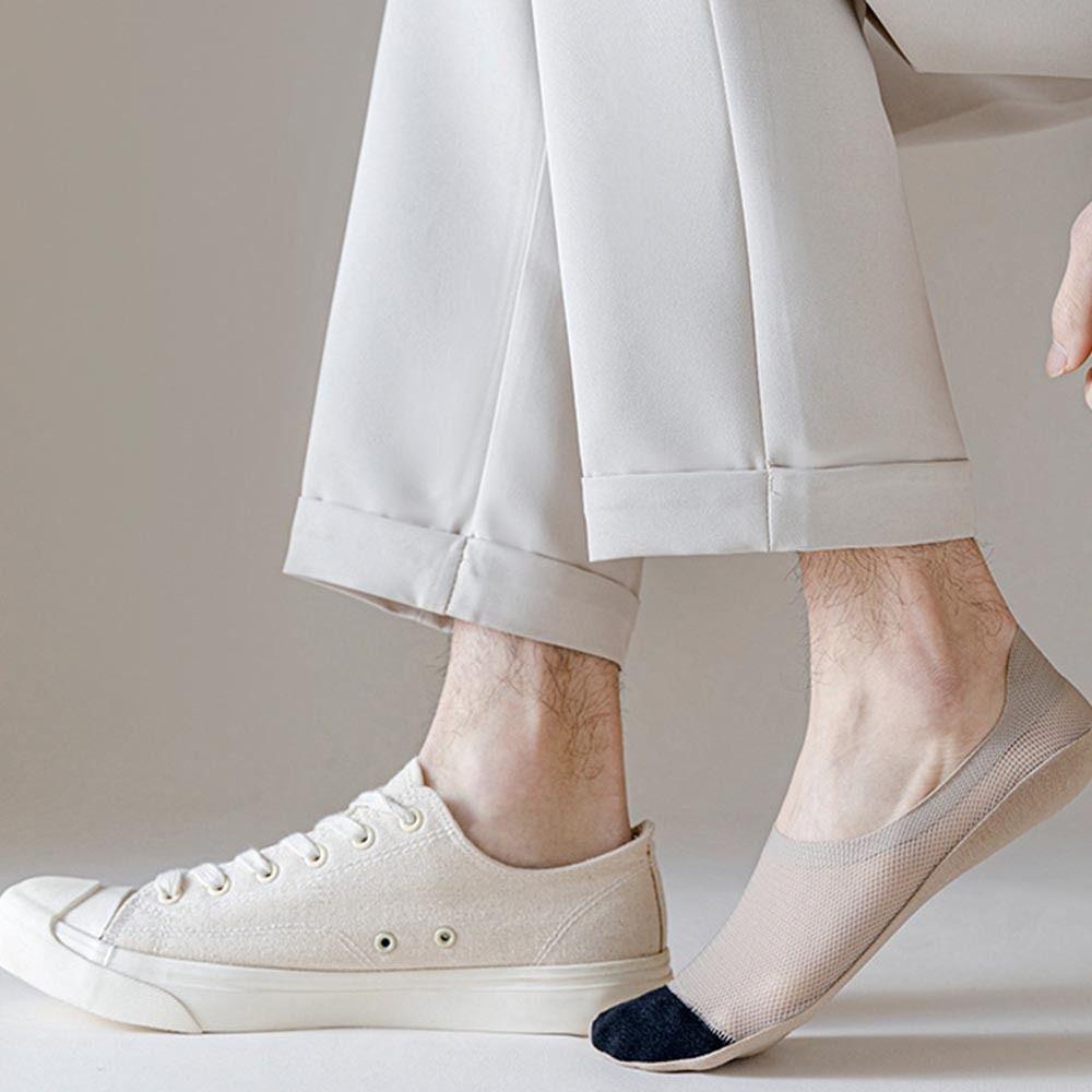 Vớ Thuyền Bằng Silicone Mỏng Chống Vi Khuẩn Thoáng Khí Thấm Hút Mồ Hôi Cho Nam