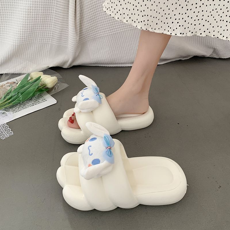 Dép Một Đế Dày Thoải Mái Họa Tiết Hoạt Hình Dễ Thương Cho Nữ