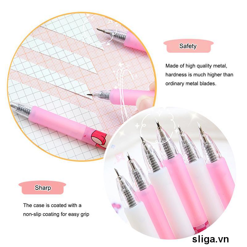 💌💌Dao rọc giấy dạng bút bi hình gấu dâu