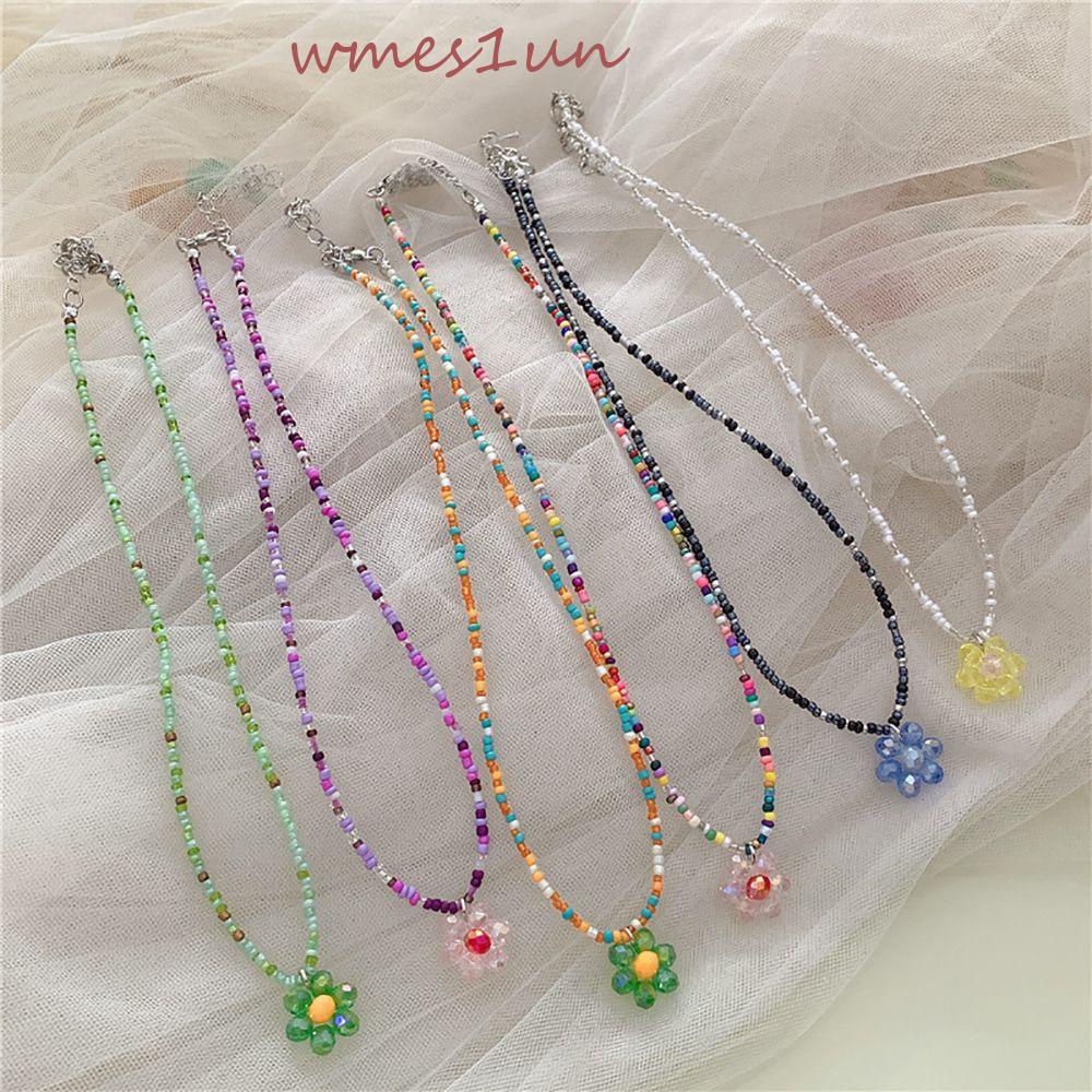 Vòng cổ Chuỗi Hạt WMES15H Phong Cách Hàn Quốc Cổ Điển Thời Trang Cho Nữ