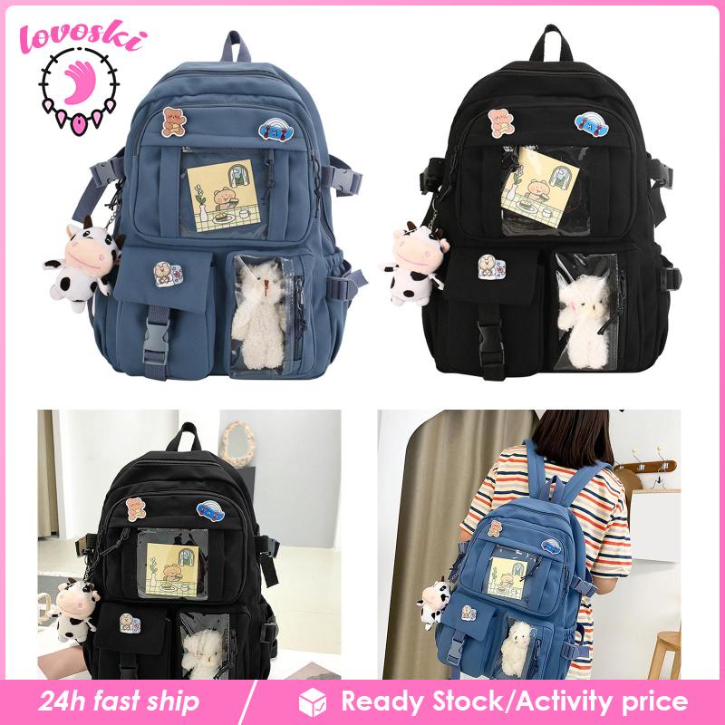 Balo Đựng Laptop Có Dây Đeo Vai Thời Trang Cho Nữ