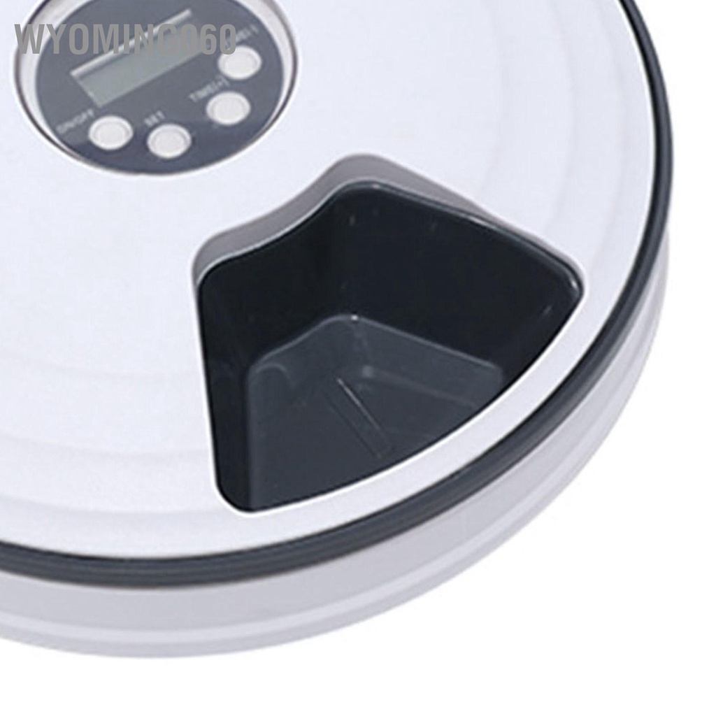 Wyoming060 Bộ nạp thức ăn cho thú cưng tự động Tách khô ướt Có thể tháo rời phân phối mèo hẹn giờ thông minh chó