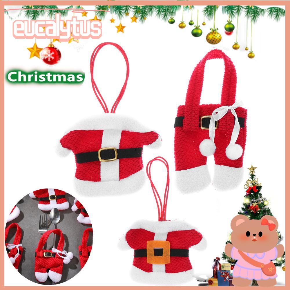 Set 2 / 4 / 6 Món EUTUS Chất Lượng Cao|Túi Đựng Đồ Dùng Nhà Bếp &amp; Phòng Khách Trang Trí Giáng Sinh