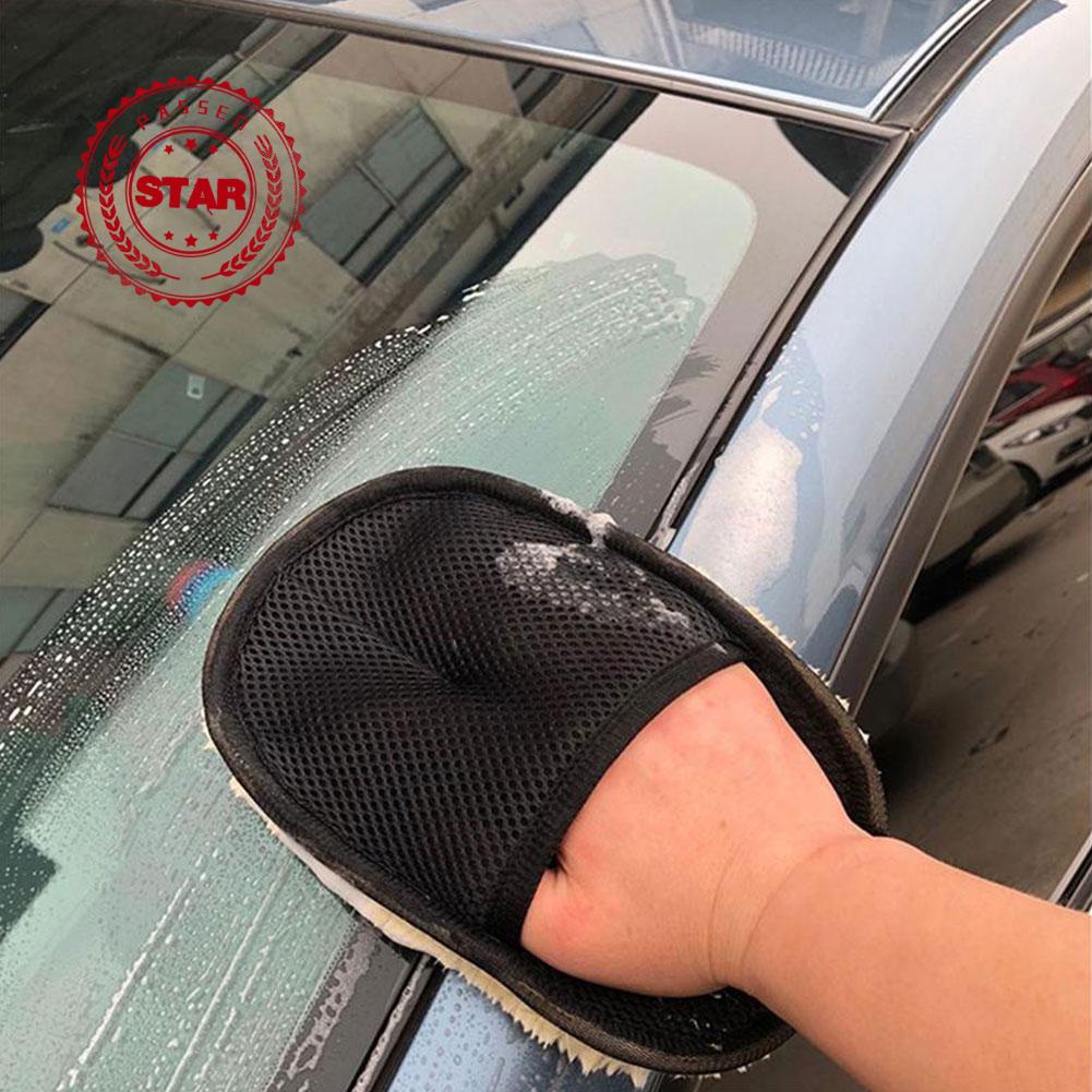 Găng Tay Len Mềm Mại Dùng Để Rửa Xe Hơi Q9S2