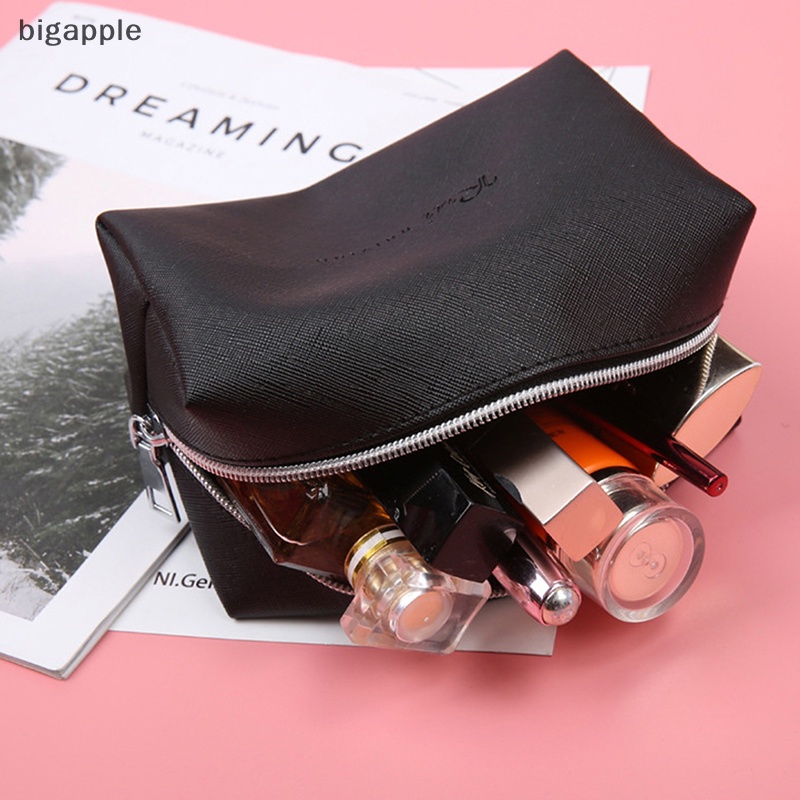 Bóp Viết Giả Da Màu Đen Sức Chứa Lớn Tiện Lợi Cho Nữ