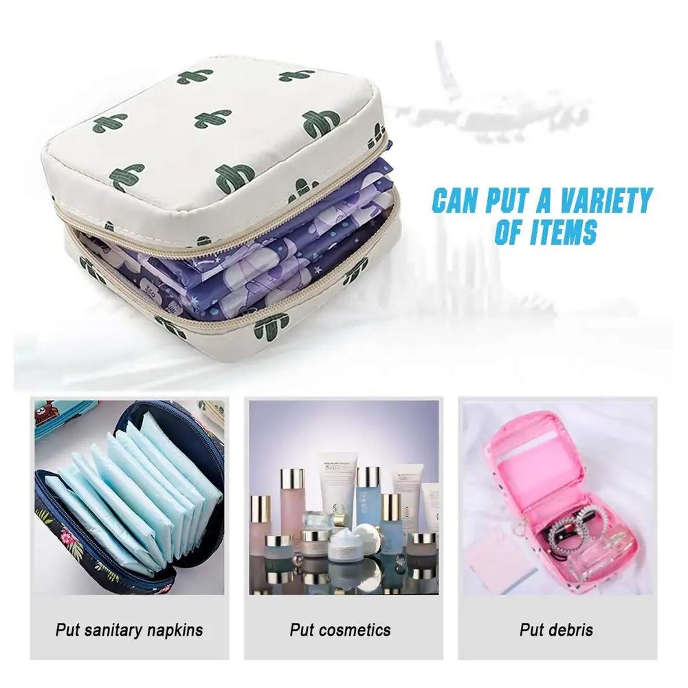 Túi Đựng Đồ Trang Điểm Bằng Vải Cotton In Hoạt Hình Dành Cho Học Sinh