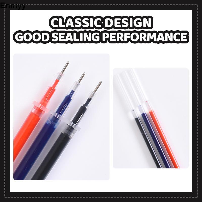 ✨✨Set 20 Ruột bút mực gel ngòi 0.5mm văn phòng phẩm LENG KENG màu đen đỏ xanh