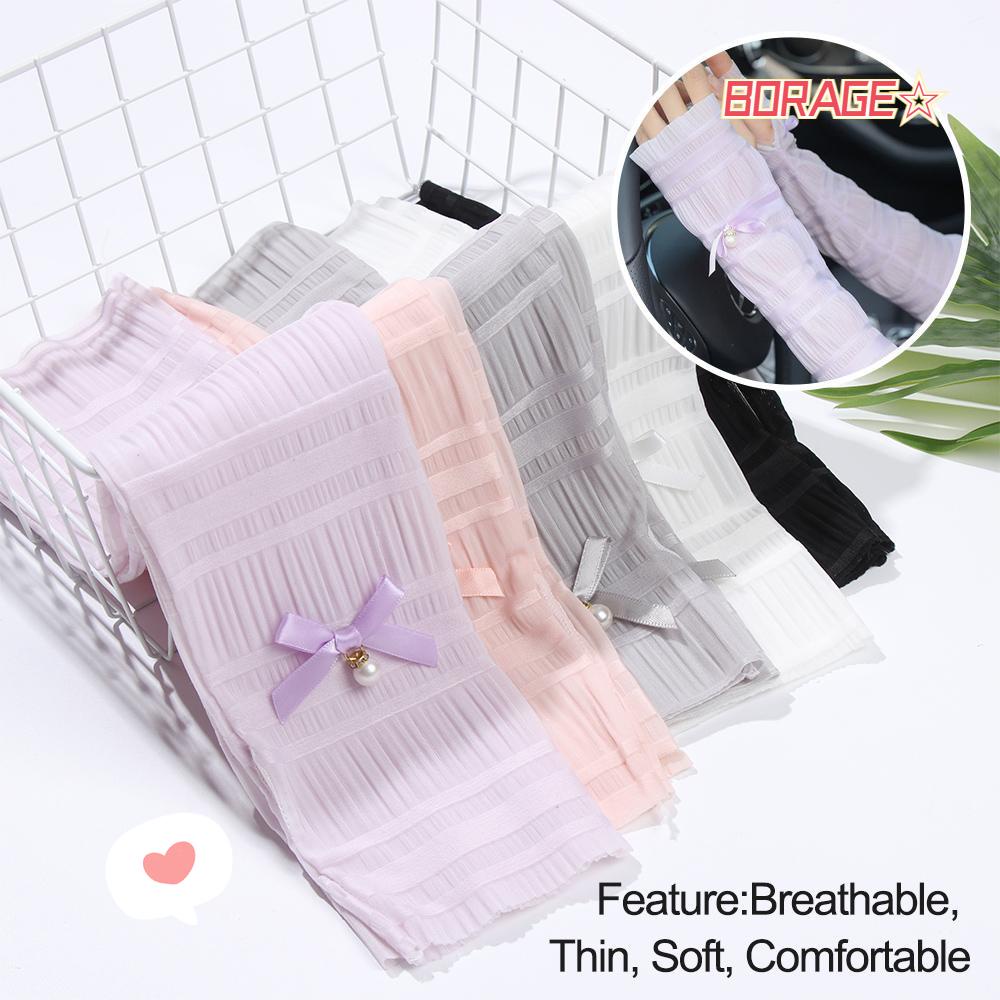 Găng Tay Không Ngón Chống Nắng Thời Trang Mùa Hè Cho Nữ