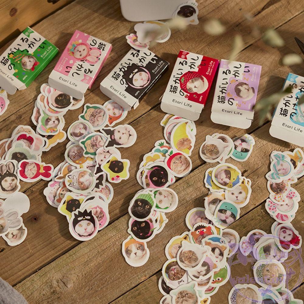 Nhãn Dán Trang Trí Điện Thoại Chống Nước Hình Mèo Kitty Đáng Yêu