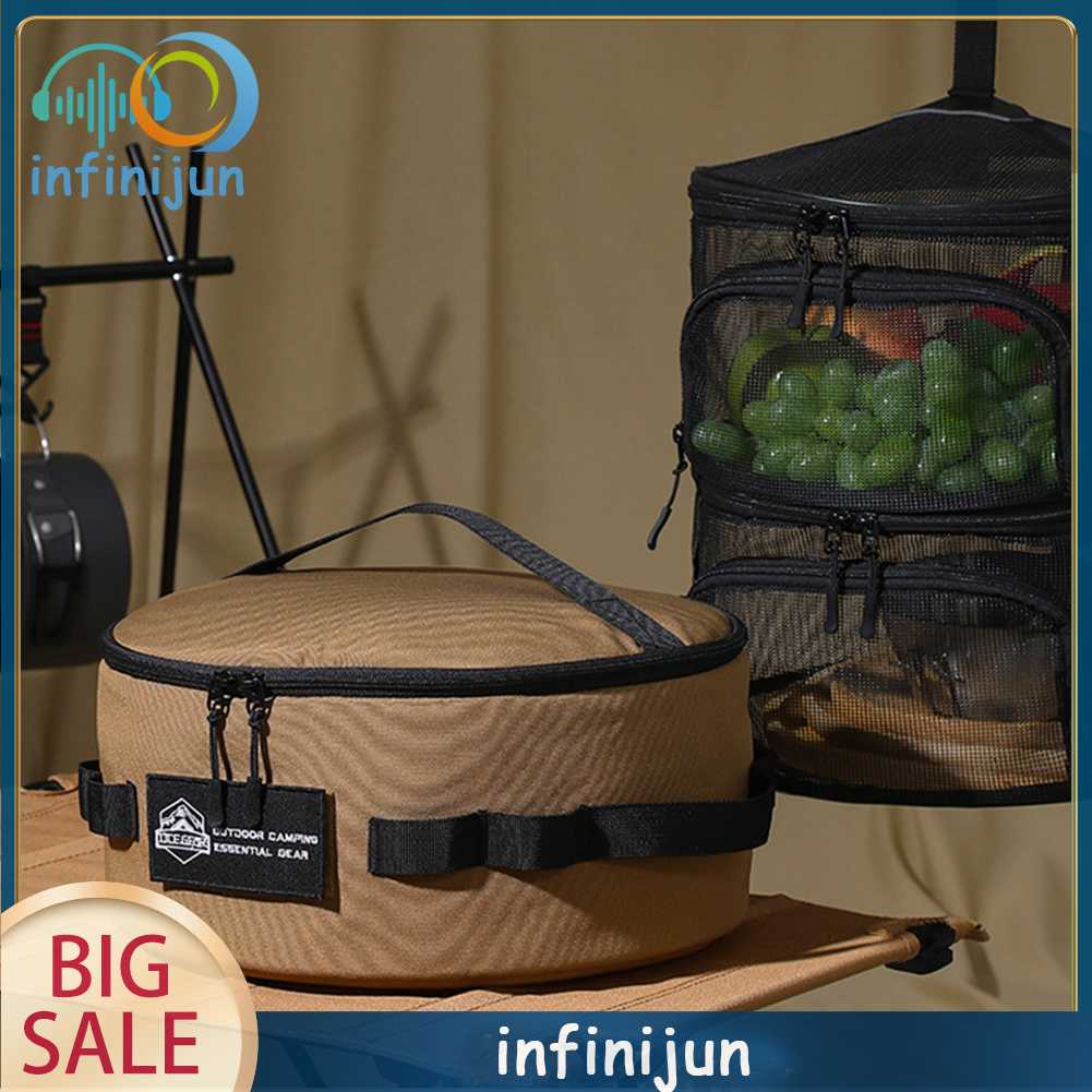 Túi Đựng Dụng Cụ Nấu Ăn Cắm Trại Chống Rơi Vỡ Giá Đỡ