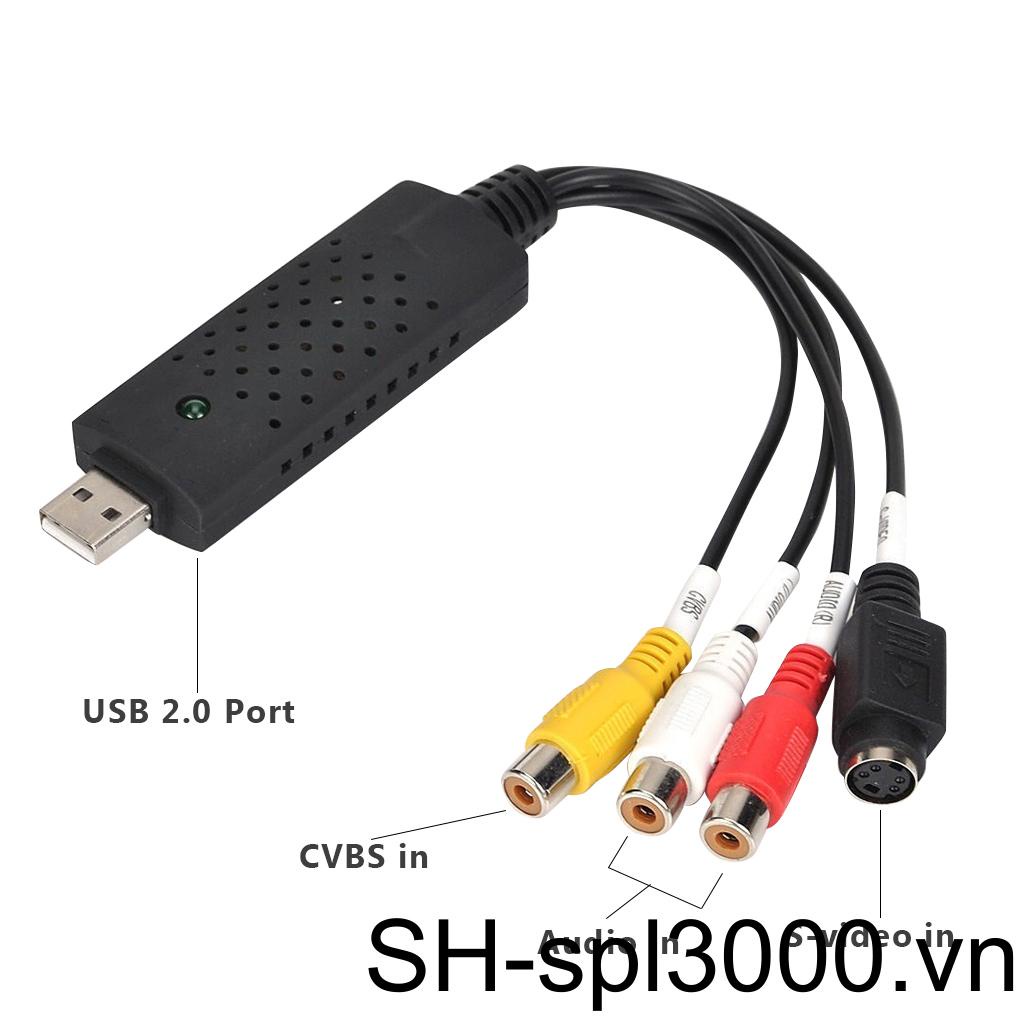 Usb 2 0 Nắp Đậy TV DVD VHS DVR Hỗ Trợ Win7 / 8 Card 5VDC 250mA