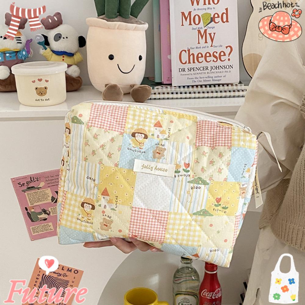 Túi Đựng Mỹ Phẩm Cỡ Lớn Có Khóa Kéo Thời Trang 2023