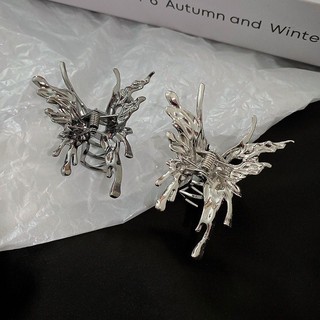 Kẹp Tóc Kim Loại Hình Bướm 3D