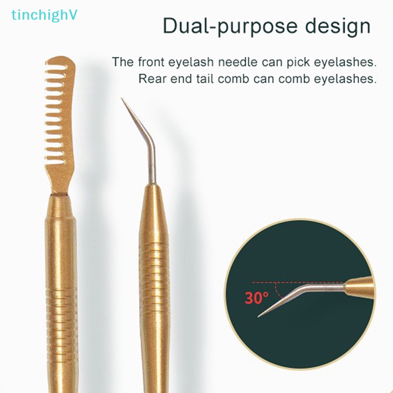 Que Vệ Sinh Lông Mi 2 Trong 1 Bằng Thép Không Gỉ