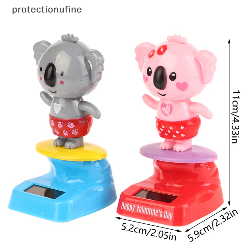 Pr3vn Đồ Chơi Gấu Koala Hoạt Hình Lắc Đầu Chạy Bằng Năng Lượng Mặt Trời Trang Trí Xe Hơi Martijn
