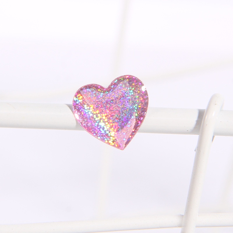 Phong Cách Hàn Quốc Sáng Bóng Trái Tim Dễ Thương Miếng Dán Pha Lê Mặt Cô Gái Cánh Tay Dán DIY Trang Trí Thủ Công