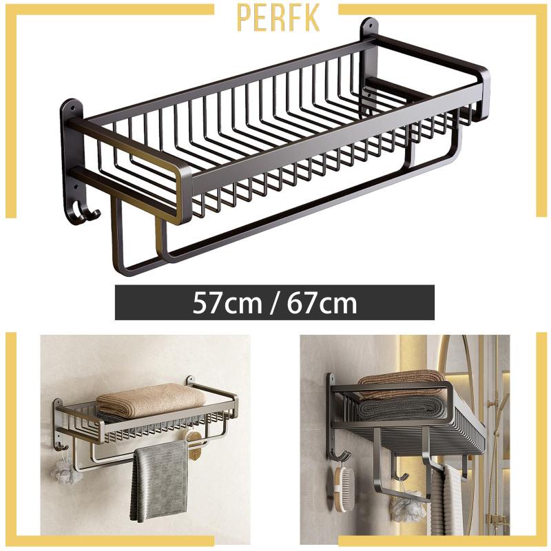 Giá Treo Khăn Gắn Tường Màu Đen Tiết Kiệm Không Gian Tiện Dụng Cho Phòng Tắm / Nhà Bếp