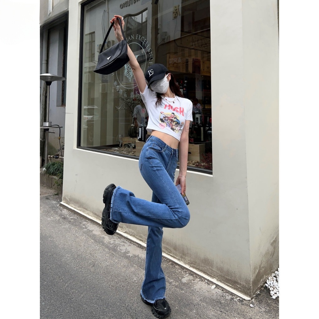 Áo baby tee Thun croptop nữ Ngắn Tay Dáng Ôm Co Giãn In Họa Tiết Thời Trang Mùa Hè Hàng Mới 2023 Dành Cho Bạn Nữ