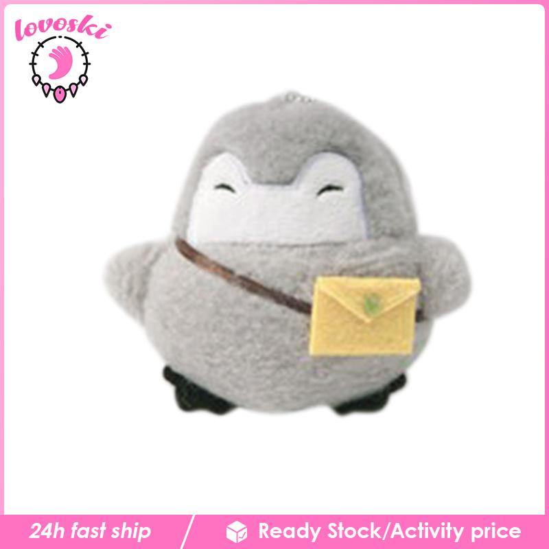 Balo Y2K Hình Chim Cánh Cụt Nhồi Bông Đáng Yêu