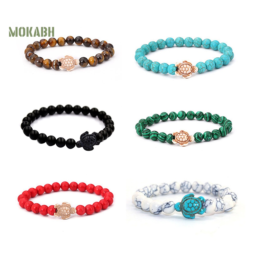 Vòng Tay Chuỗi Hạt Đá Tự Nhiên Thời Trang Cho Nam Và Nữ