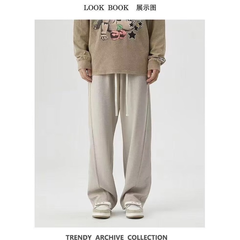 Quần Dài Mỏng Ống Suông Rộng Thoải Mái Thời Trang Đường Phố Mỹ 2023