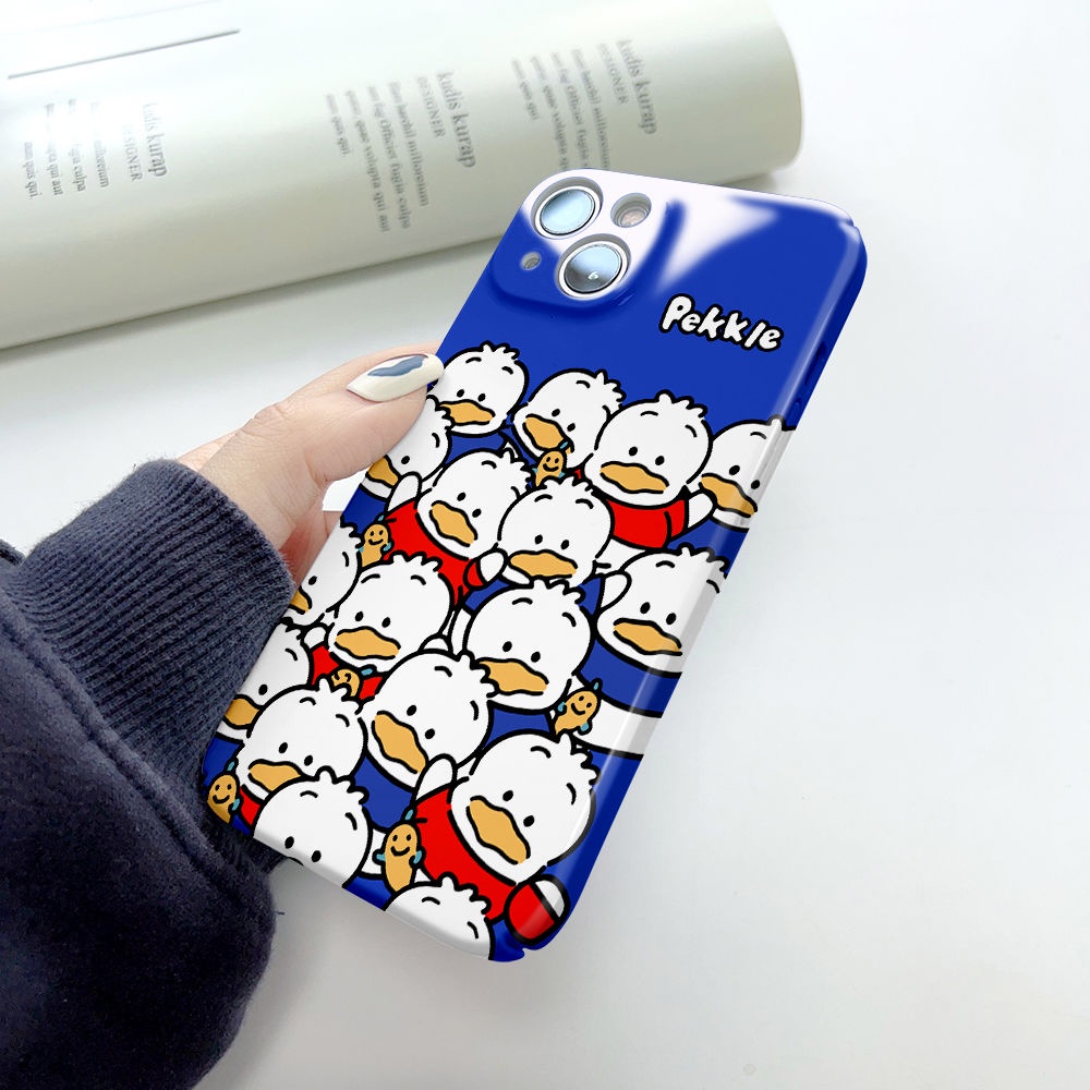 Ốp Điện Thoại Cứng Hình Chú Vịt Dễ Thương Cho iPhone14 / 13 / / xr 1178 Plus / 12 Film / xs