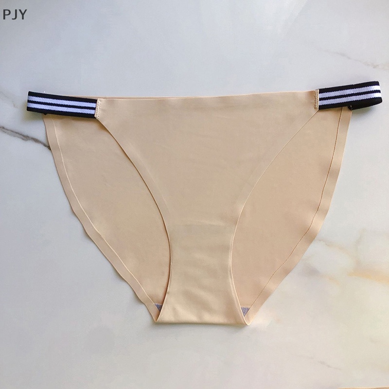 1 Quần Lót Mềm Mại Không Đường May Lưng Thấp M-XL 9 Màu Cho Nữ PJ