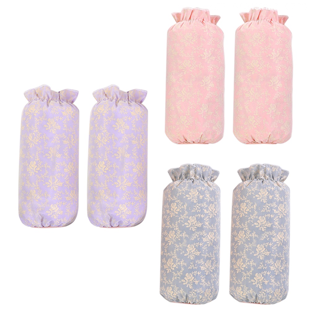 Bộ Đồ Bơi Dạng Crop Top Hai Lớp Tay Áo Xếp Nếp Màu Đồng Cài Nút Phía Trước Cho