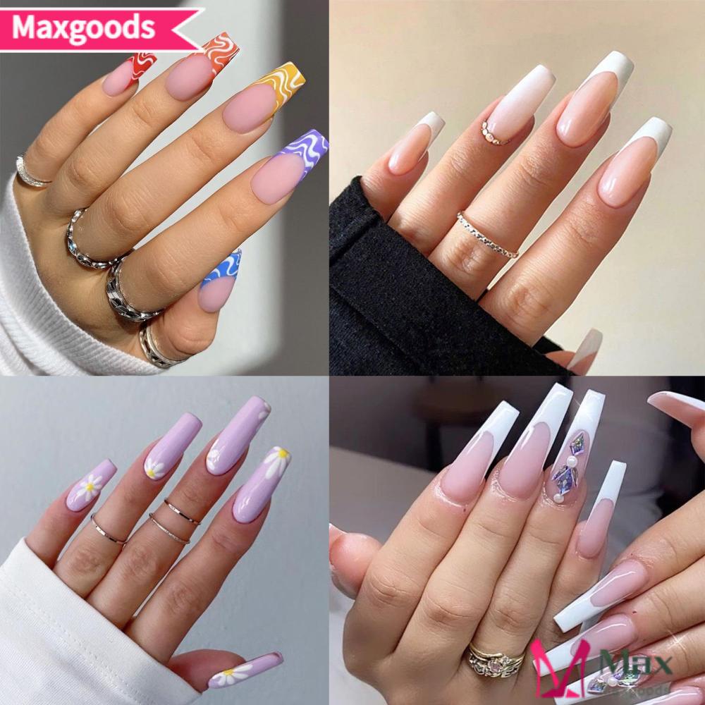 Bộ 24 Móng Tay Giả Múa Ba Lê Có Thể Tháo Rời