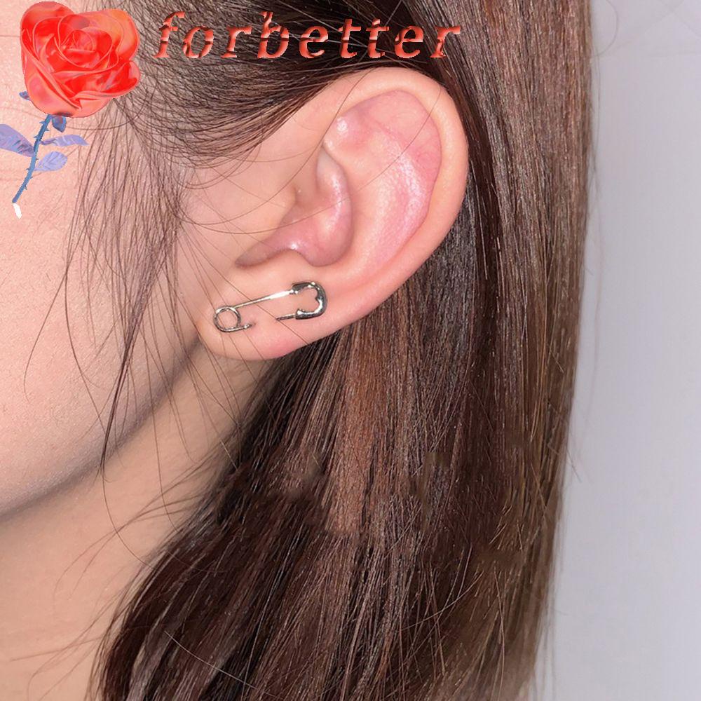 Bông Tai Hình Ghim Cài Bằng Đồng Phong Cách Hip Hop Gothic Hàn Quốc Cho Nam