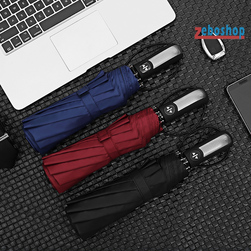 Dù Gấp Tự Động Chống Tia UV / Nước / Gió Nhỏ Gọn Tiện Dụng Cho Nam Và Nữ