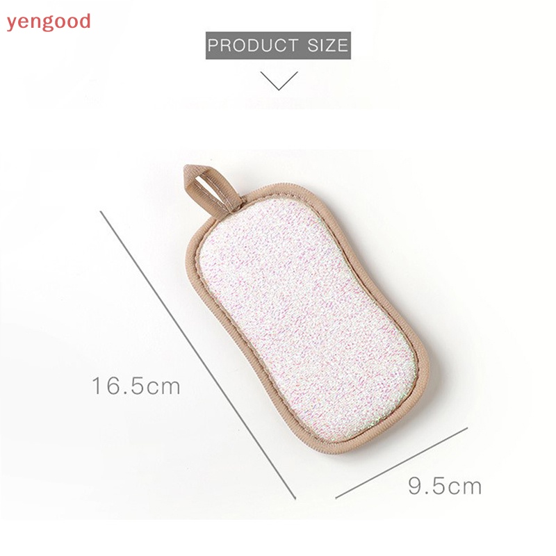 Set 1 / 4 Mút Rửa Chén Hai Mặt Có Thể Tái Sử Dụng Tiện Lợi