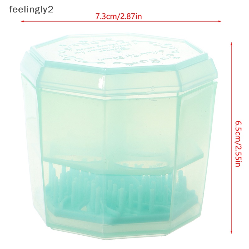 Xô Phơi Khô Cọ Trang Điểm Kèm Giá Đỡ Tiện Dụng