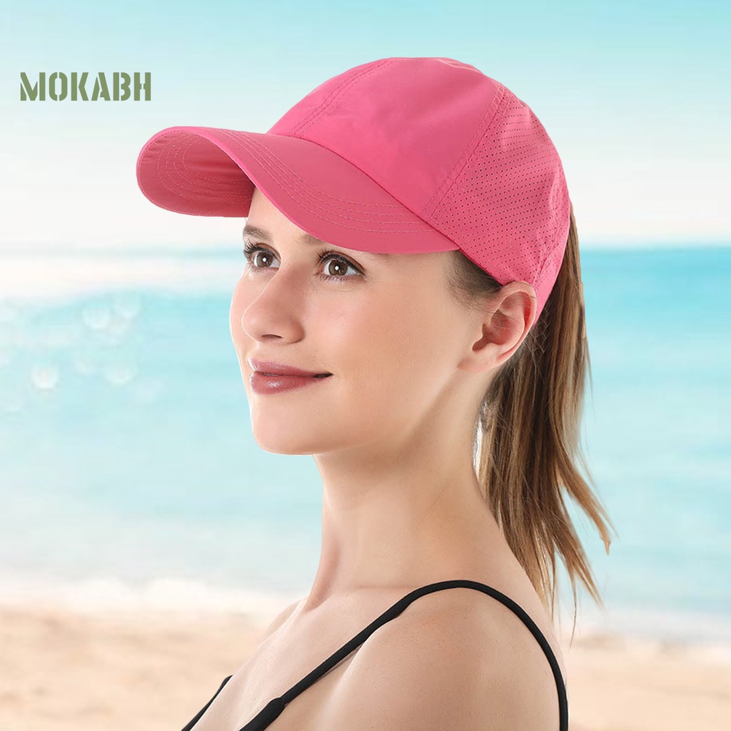 Mũ Lưỡi Trai Đục Lỗ Khô Nhanh Thời Trang Mùa Hè