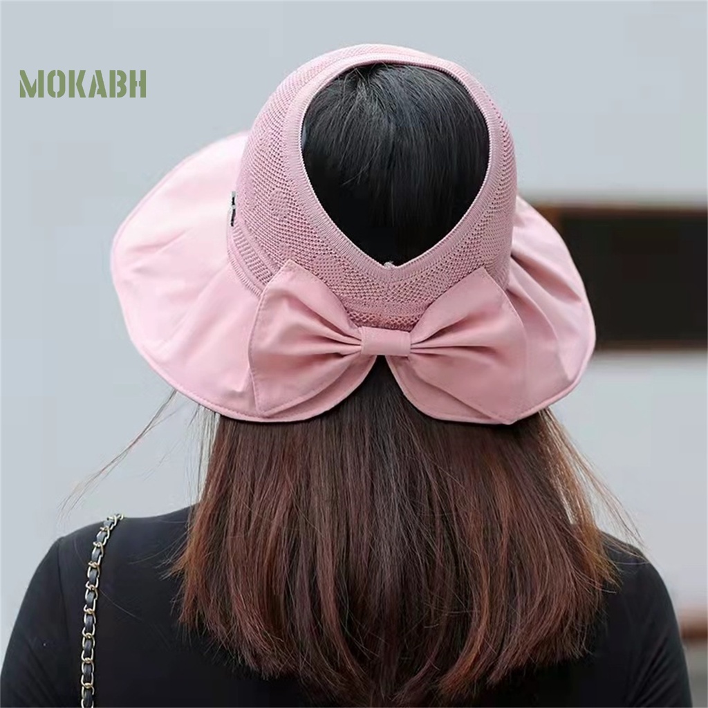 [Mok Abh] Mũ Lưỡi Trai Nửa Đầu Một Kích Thước Dùng Đi Biển Mùa Hè