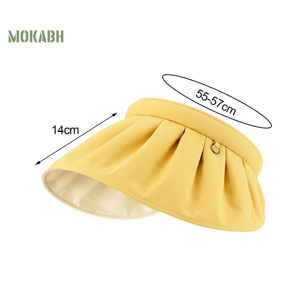 Mũ Lưỡi Trai Nửa Đầu Chống Nắng Chống Gió Thoải Mái Thoáng Khí Thời Trang Mùa Hè Cho Nữ