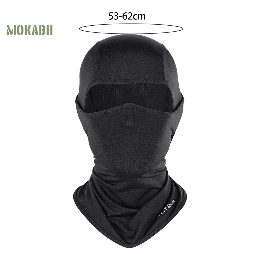 [Mok Abh] Tấm Che Mặt Chống Nắng Thoáng Khí Thấm Hút Tốt Bảo Vệ Mặt Khi Đi Xe Máy Ngoài Trời