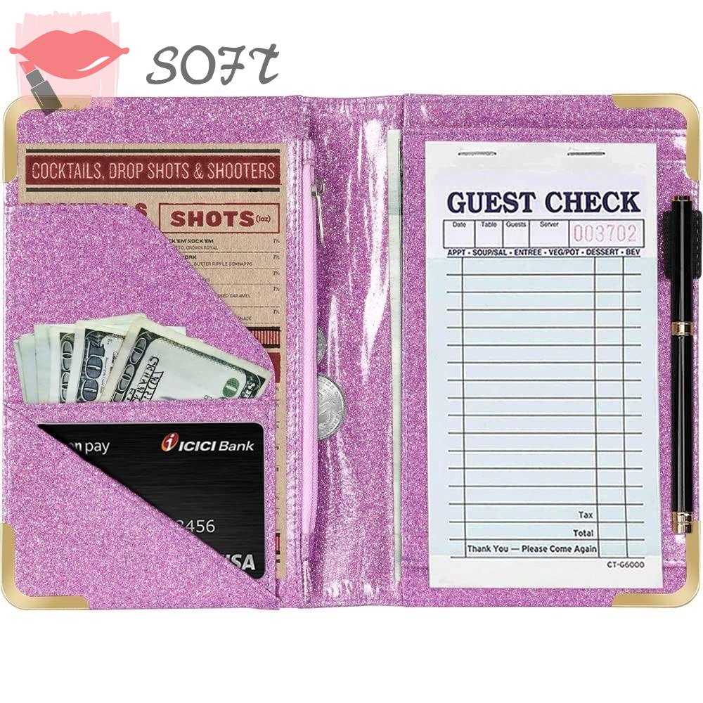 Sách SOFTNESS Server Cho Bồi Bàn Với Ví Đựng Bút Dành Cho Khách Sạn Kiểm Tra Sách Phục Vụ Nhà Hàng