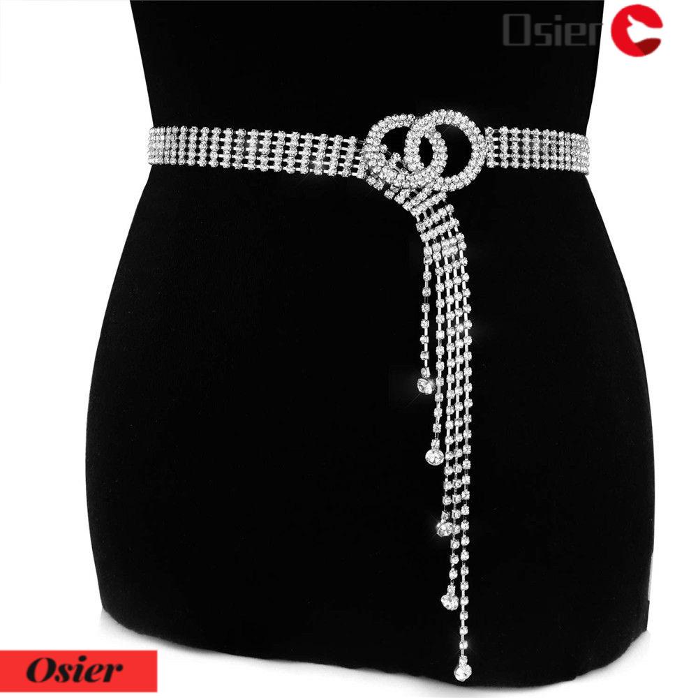 Thắt Lưng Tua Rua 1 Đầu Kim Tuyến Lấp Lánh Thời Trang Cho Nữ