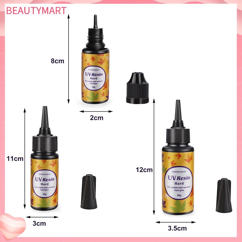 Keo Dán Resin UV Resin An Toàn Họa Tiết Lá Phong 15 / 25 / 60g